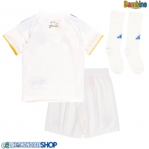 Maglie da calcio Leeds United Prima Maglia Bambino 2025-26 Manica Corta (+ Pantaloni corti)